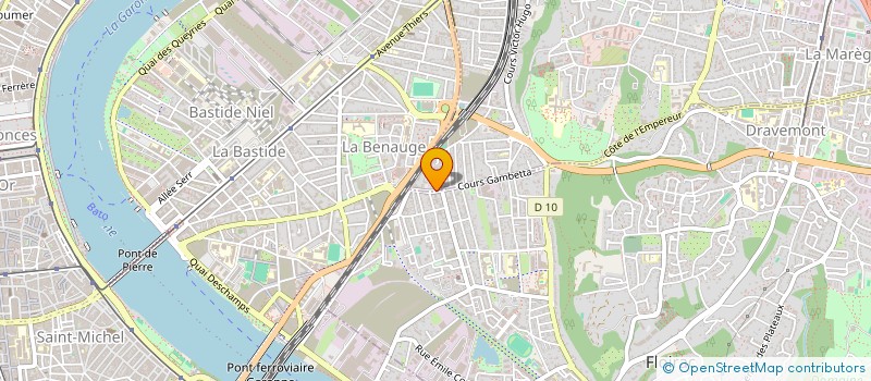 localisation de l'entreprise ES 26 à CENON