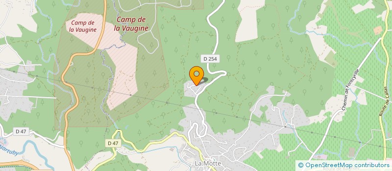 localisation de l'entreprise ES 83 à LA MOTTE