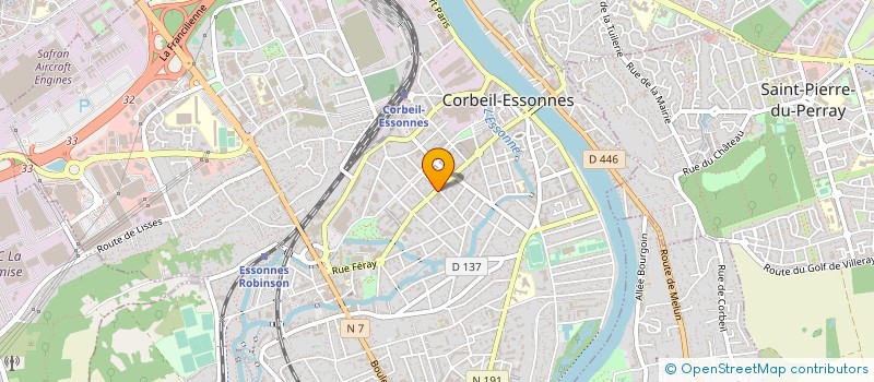 localisation de l'entreprise ES  CHANTELOUP-LES-VIGNES