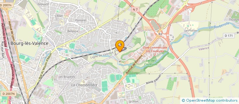 localisation de l'entreprise ES AUTO 26 à BOURG-LES-VALENCE