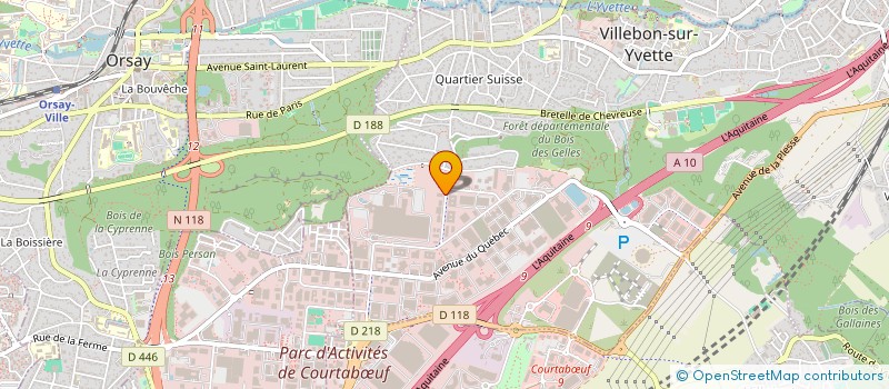 localisation de l'entreprise ES AUTO  VILLEBON-SUR-YVETTE