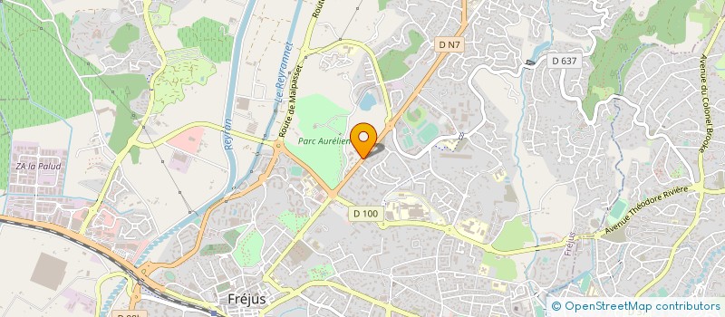 localisation de l'entreprise ES AZUR PAYSAGE à FREJUS