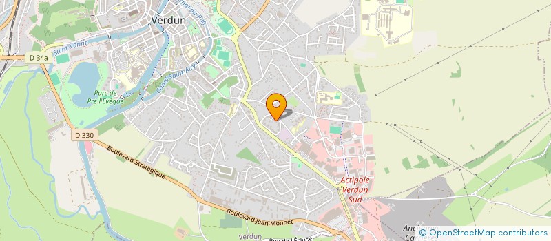 localisation de l'entreprise ES-BAT à VERDUN