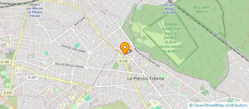 localisation de l'entreprise ES-BAT SAS  PLESSIS TREVISE