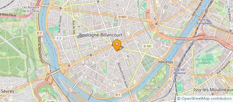 localisation de l'entreprise ES BEAUTE à BOULOGNE-BILLANCOURT