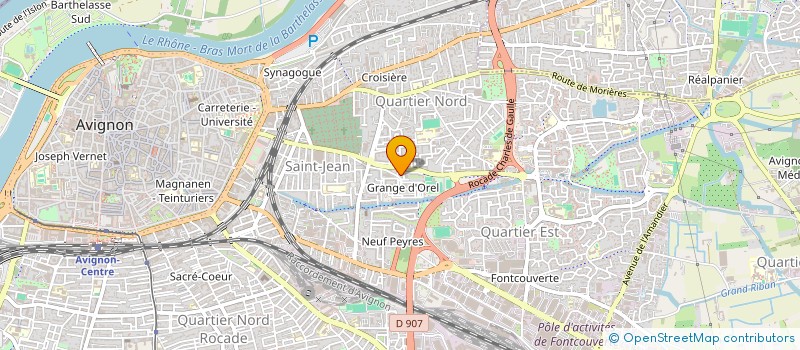 localisation de l'entreprise ES BOULANGERIE  AVIGNON