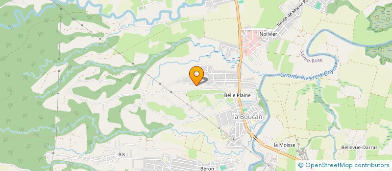 localisation de l'entreprise ES.BTP  SAINTE-ROSE