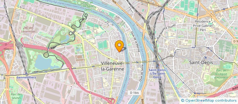 localisation de l'entreprise ES CAB DRIVER à VILLENEUVE-LA-GARENNE
