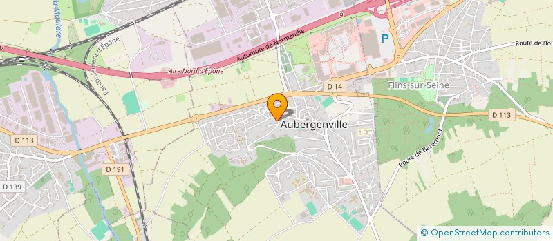 localisation de l'entreprise ES-CBF à AUBERGENVILLE