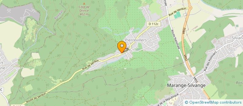 localisation de l'entreprise ES CONSTRUCTION  PIERREVILLERS