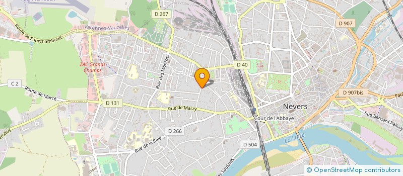 localisation de l'entreprise ES CONSULTANT WEB à NEVERS
