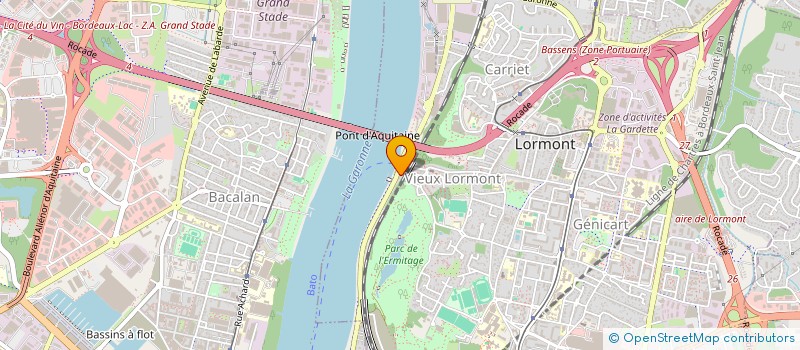 localisation de l'entreprise ES CONSULTING à BORDEAUX