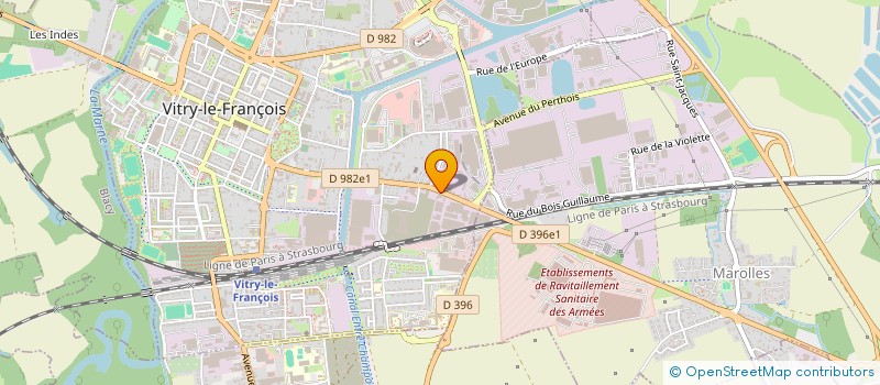 localisation de l'entreprise ES ELEQ à VITRY-LE-FRANCOIS