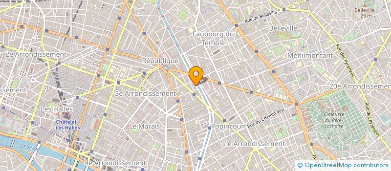 localisation de l'entreprise ES EXPORT à PARIS