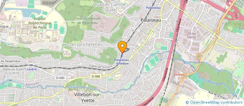 localisation de l'entreprise ES.FORMATION à PALAISEAU