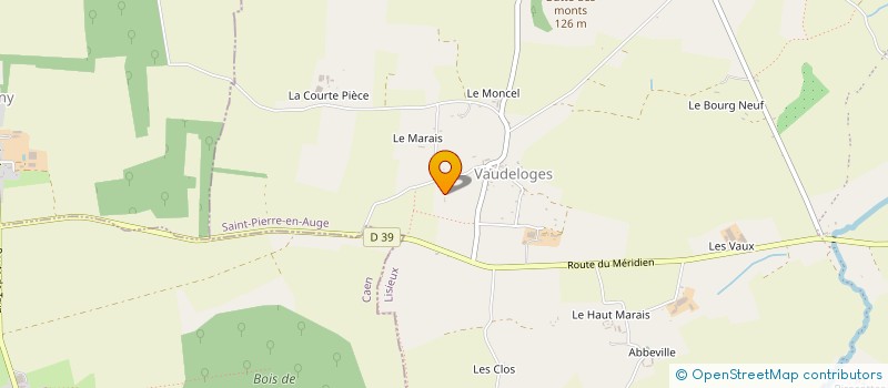 localisation de l'entreprise ES GODARD  SAINT-PIERRE-EN-AUGE