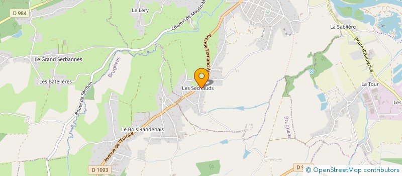 localisation de l'entreprise ES IMMO  BELLERIVE-SUR-ALLIER