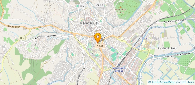 localisation de l'entreprise ES IMMO à MANOSQUE