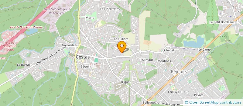 localisation de l'entreprise ES IMMO  CESTAS