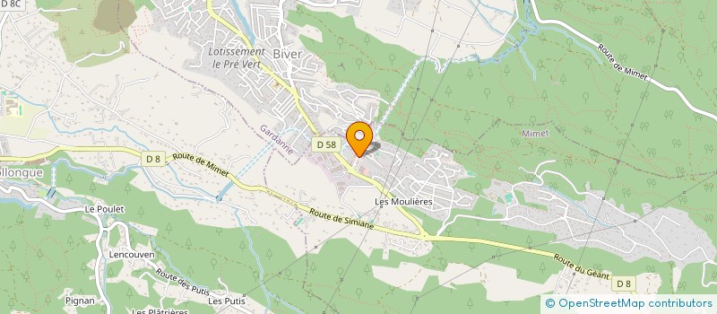 localisation de l'entreprise ES INVEST à BOUC-BEL-AIR