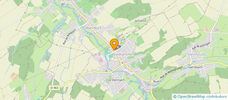 localisation de l'entreprise ES ITINERAIRE  FRIESEN