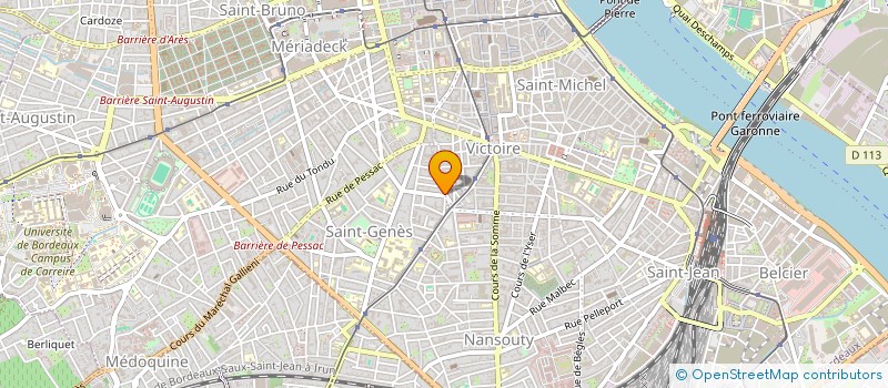 localisation de l'entreprise ES LMNP à BORDEAUX