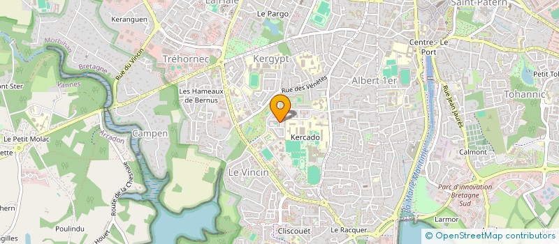 localisation de l'entreprise ES MACONNERIE à VANNES