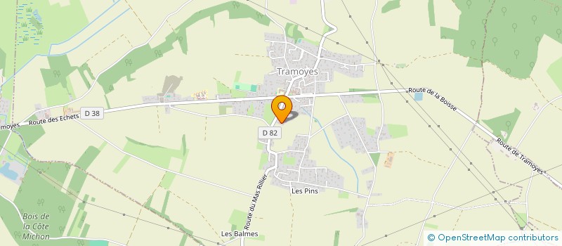 localisation de l'entreprise ES NARBONNE  TRAMOYES