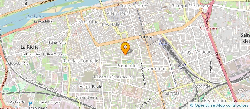 localisation de l'entreprise ES'PAGE à TOURS