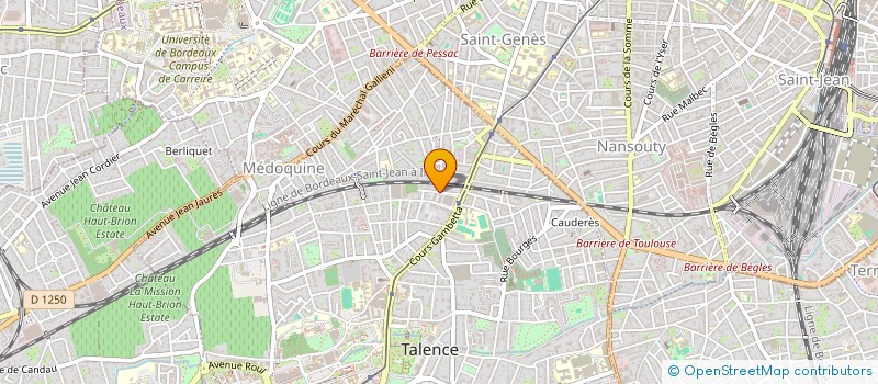 localisation de l'entreprise ES'PAIR (ENTRAIDE DE SOI ENTRE PAIRS)  TALENCE