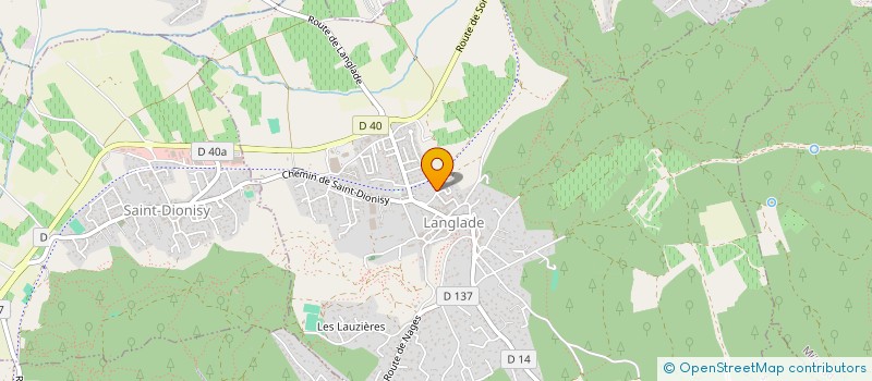 localisation de l'entreprise ES'PAUL  LANGLADE