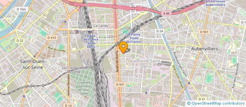 localisation de l'entreprise ES RENOVATION ET TOITURE  SAINT-DENIS