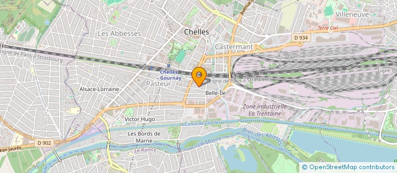 localisation de l'entreprise ES'SAIMER à CHELLES