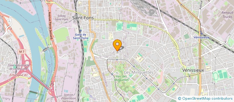 localisation de l'entreprise ES SALEM à VENISSIEUX