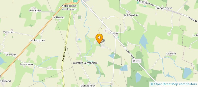 localisation de l'entreprise ES SASSI PAILLARD  SAINT-TRIVIER-SUR-MOIGNANS