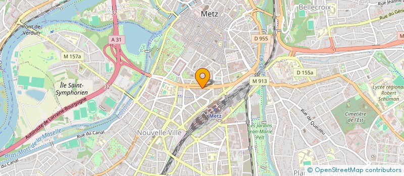 localisation de l'entreprise ES SOUDURE à METZ
