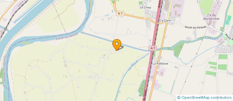 localisation de l'entreprise ES-SOUSY FRERES à ETOILE-SUR-RHONE