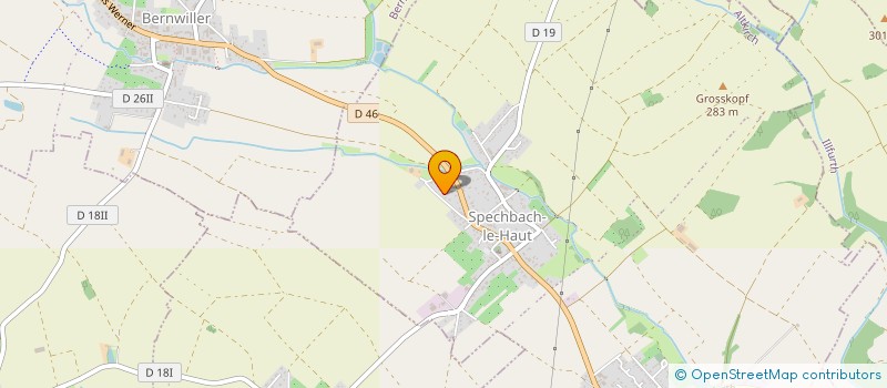 localisation de l'entreprise ES TP  SPECHBACH