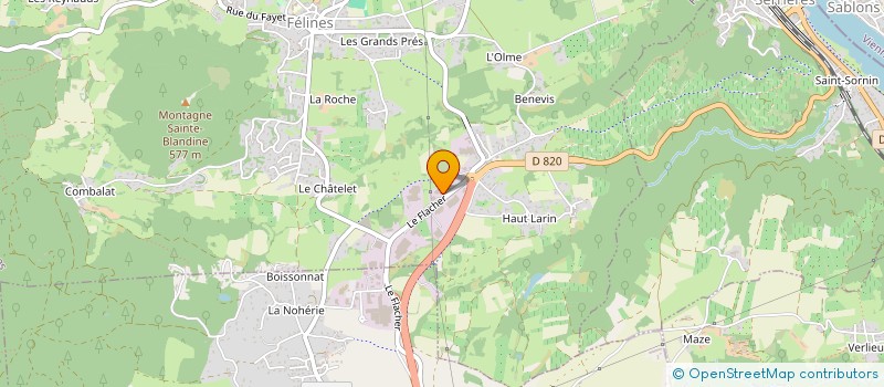 localisation de l'entreprise ES TRANSPORT FCO  FELINES