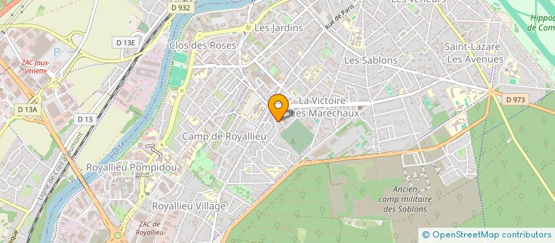 localisation de l'entreprise ES TRANSPORTS à COMPIEGNE