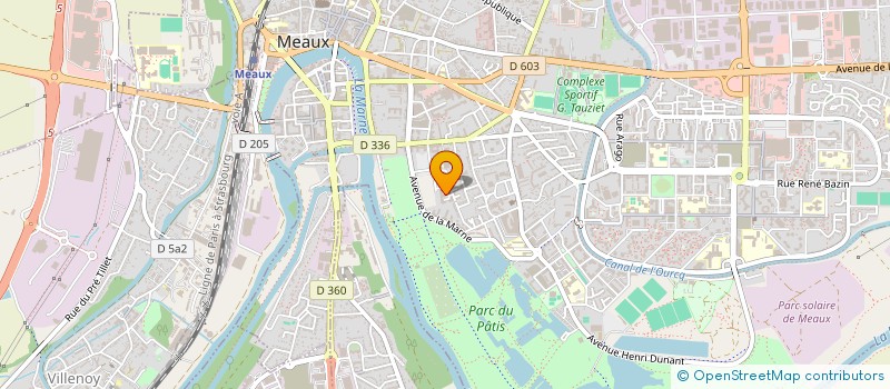 localisation de l'entreprise ES TRANSPORTS à MEAUX