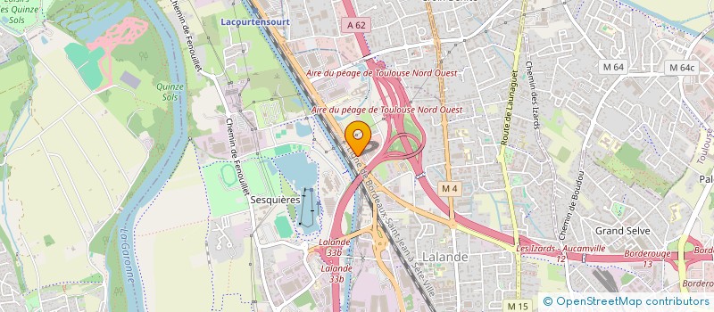 localisation de l'entreprise ES VEDRA  TOULOUSE