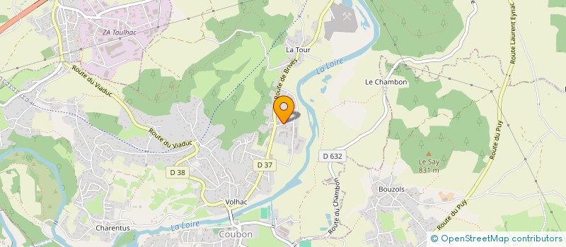 localisation de l'entreprise ES VEDRA  COUBON