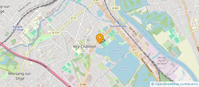 localisation de l'entreprise ES VIRY CHATILLON FOOTBALL à VIRY-CHATILLON