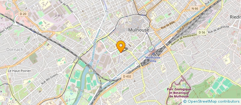 localisation de l'entreprise ES VOYAGEURS DU REVE  MULHOUSE