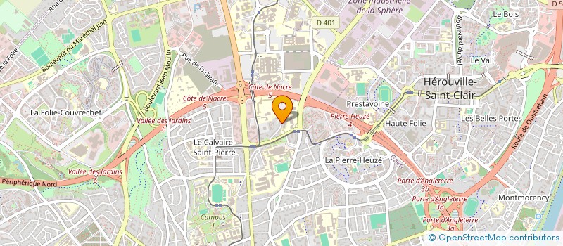 localisation de l'entreprise ES2H à CAEN