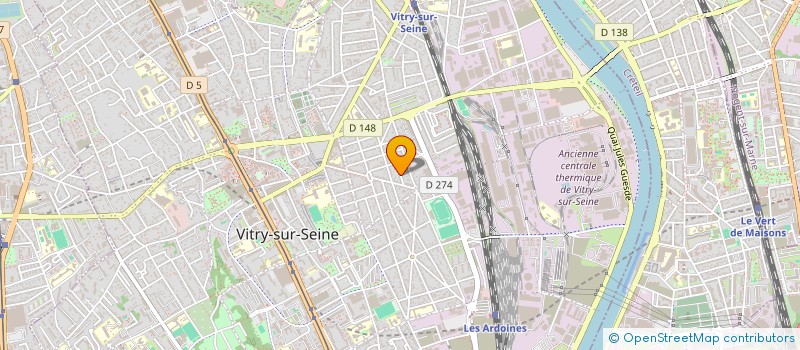localisation de l'entreprise ES2KA HOLDING à VITRY-SUR-SEINE