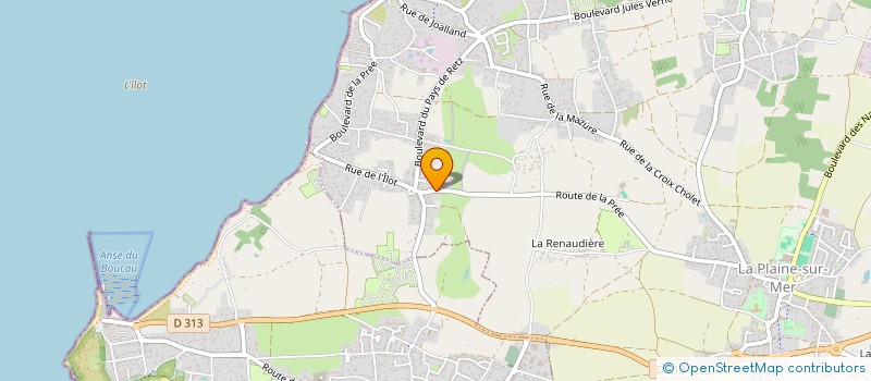 localisation de l'entreprise ES2L à LA PLAINE-SUR-MER