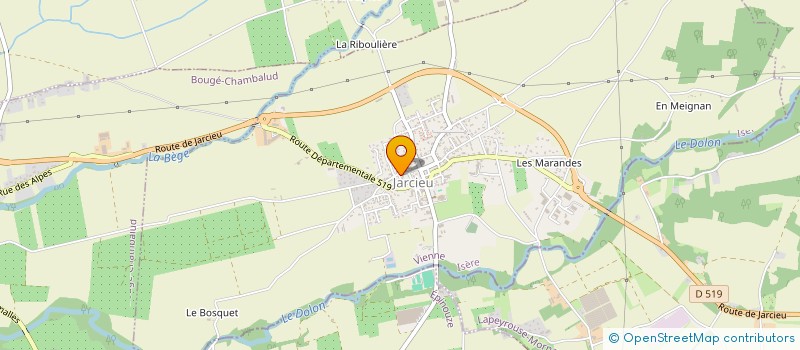 localisation de l'entreprise ES2MI  JARCIEU