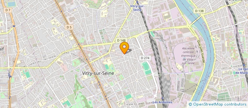 localisation de l'entreprise ES3  VITRY-SUR-SEINE